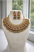 Royal Jadau Pachi Kundan Necklace Set