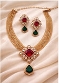 Russian Emrald Ruby Necklace