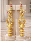 Kashmiri Jhumkha Earing With Earcuff