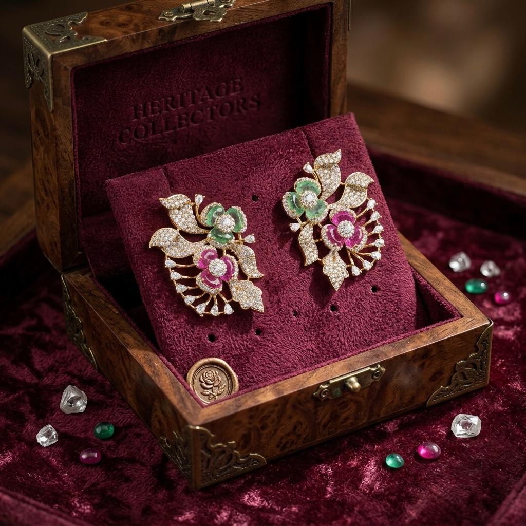 American Diamond Classic Earing