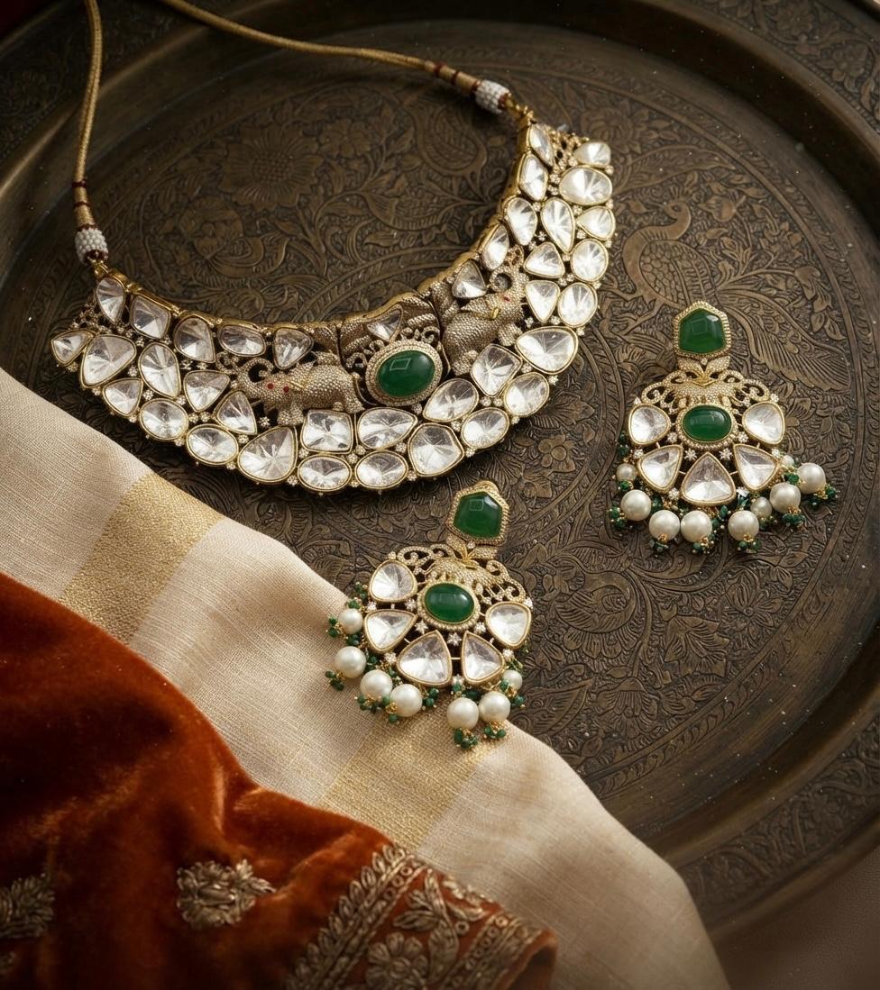 Antique Exclusive Jadau Necklace