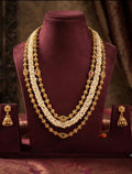 Antique Gold Pearl Mala