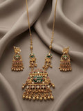 Antique Kundan Gunghroo Meenakari Necklace Set