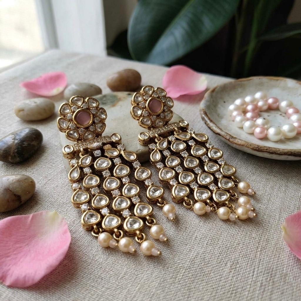 Beautiful Kundan Earings