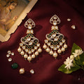 Beautiful Kundan Meena Earings