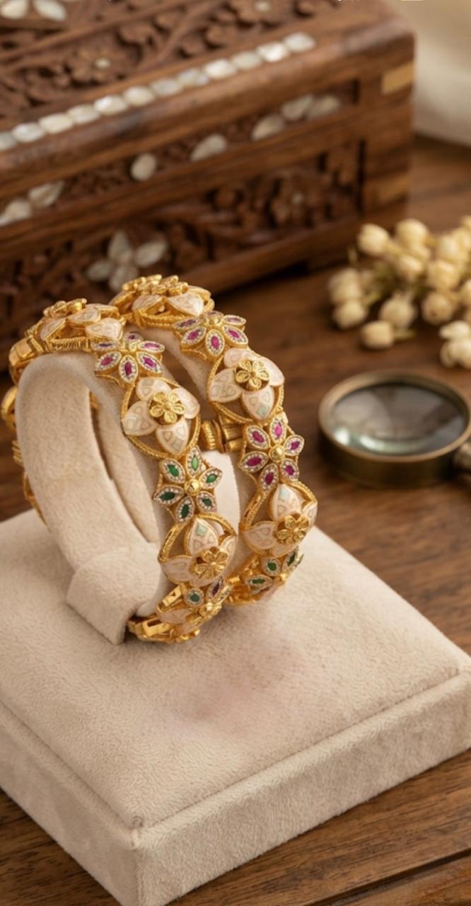 Beautiful Meenakari Bangles