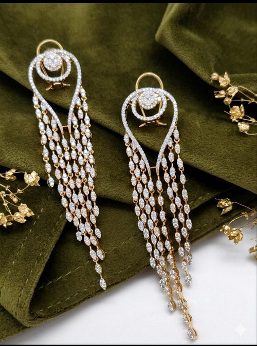 Charming American Diamond Earing