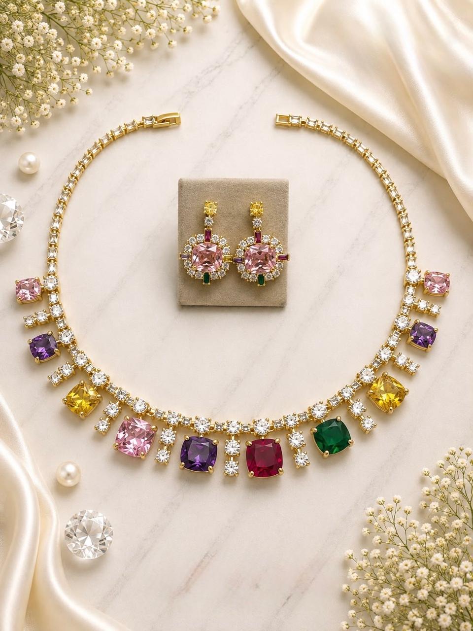 Crystal Stone Necklace