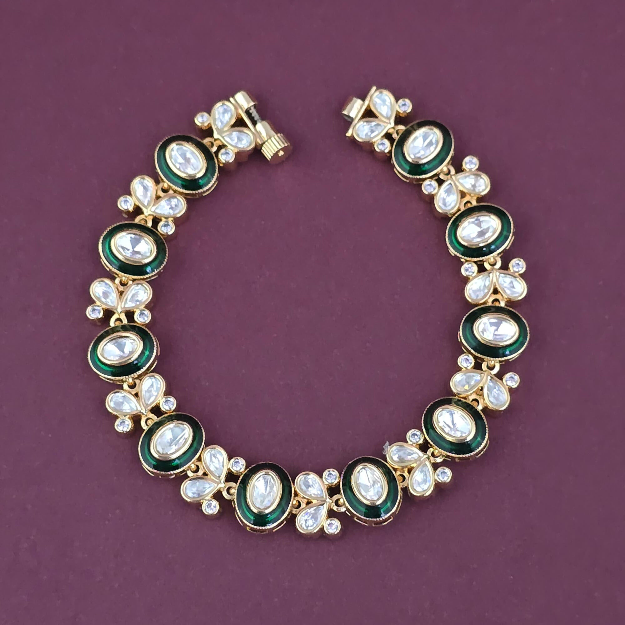 Delicate Kundan Bracelet