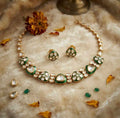 Delicate Meenakari Kundan Necklace