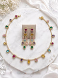Delicate Multi Colour Stone Necklace