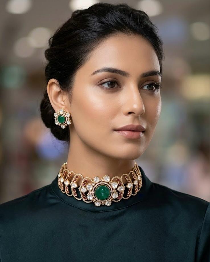 Designer Polki Choker Set