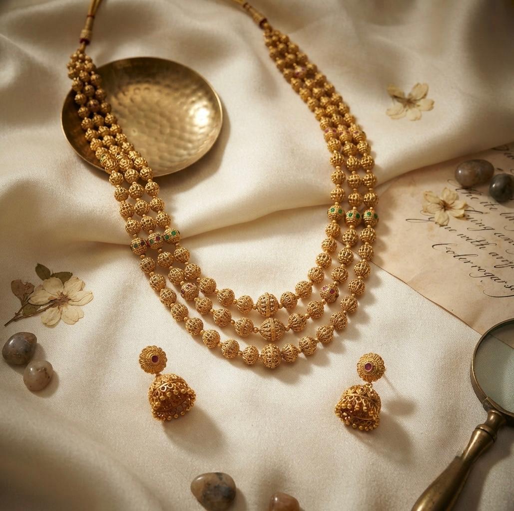 Elegant Gold Mala