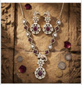 Elephant Motif Polki Necklace Set