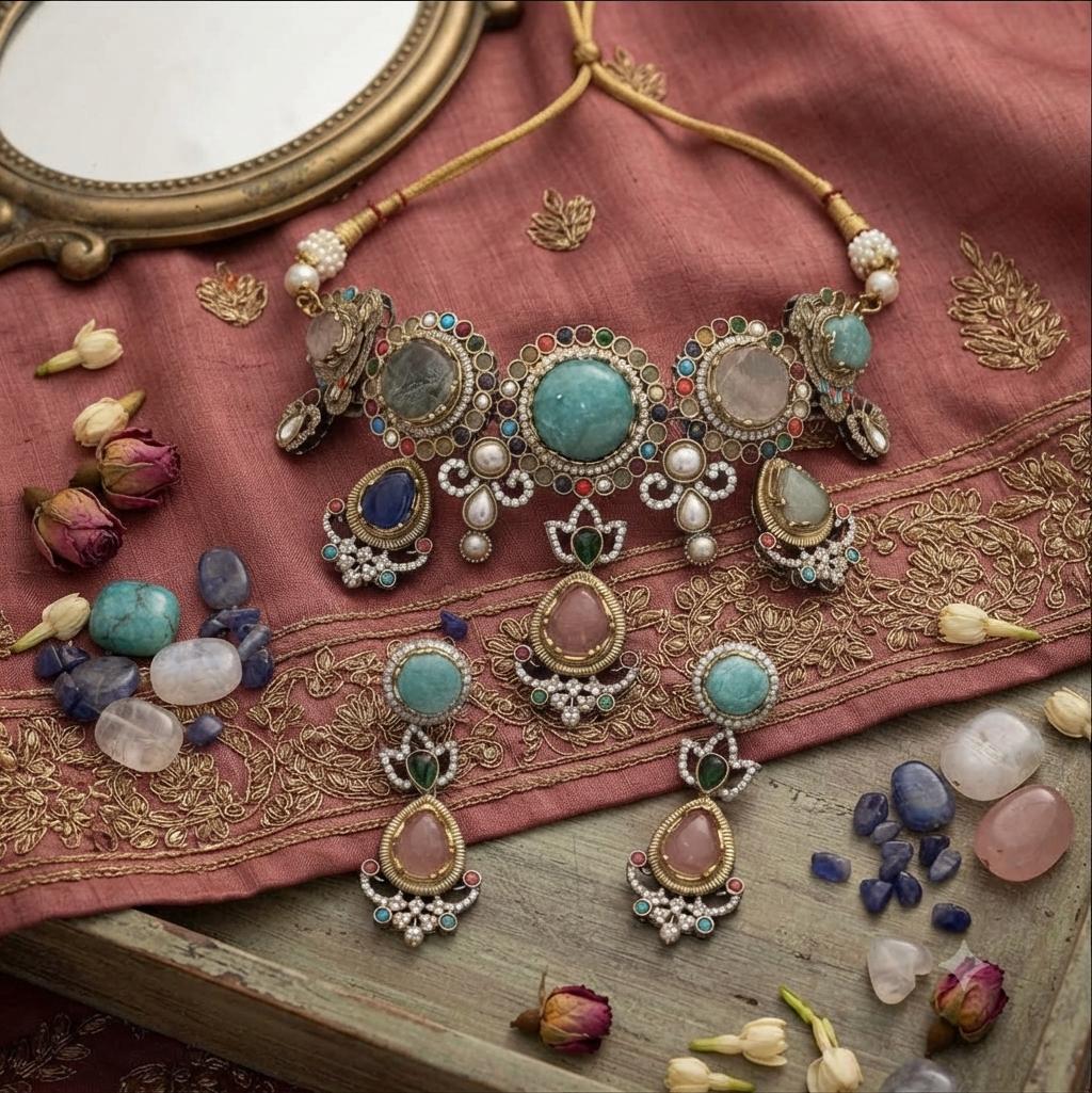 Exclusive Colour Stone Necklace