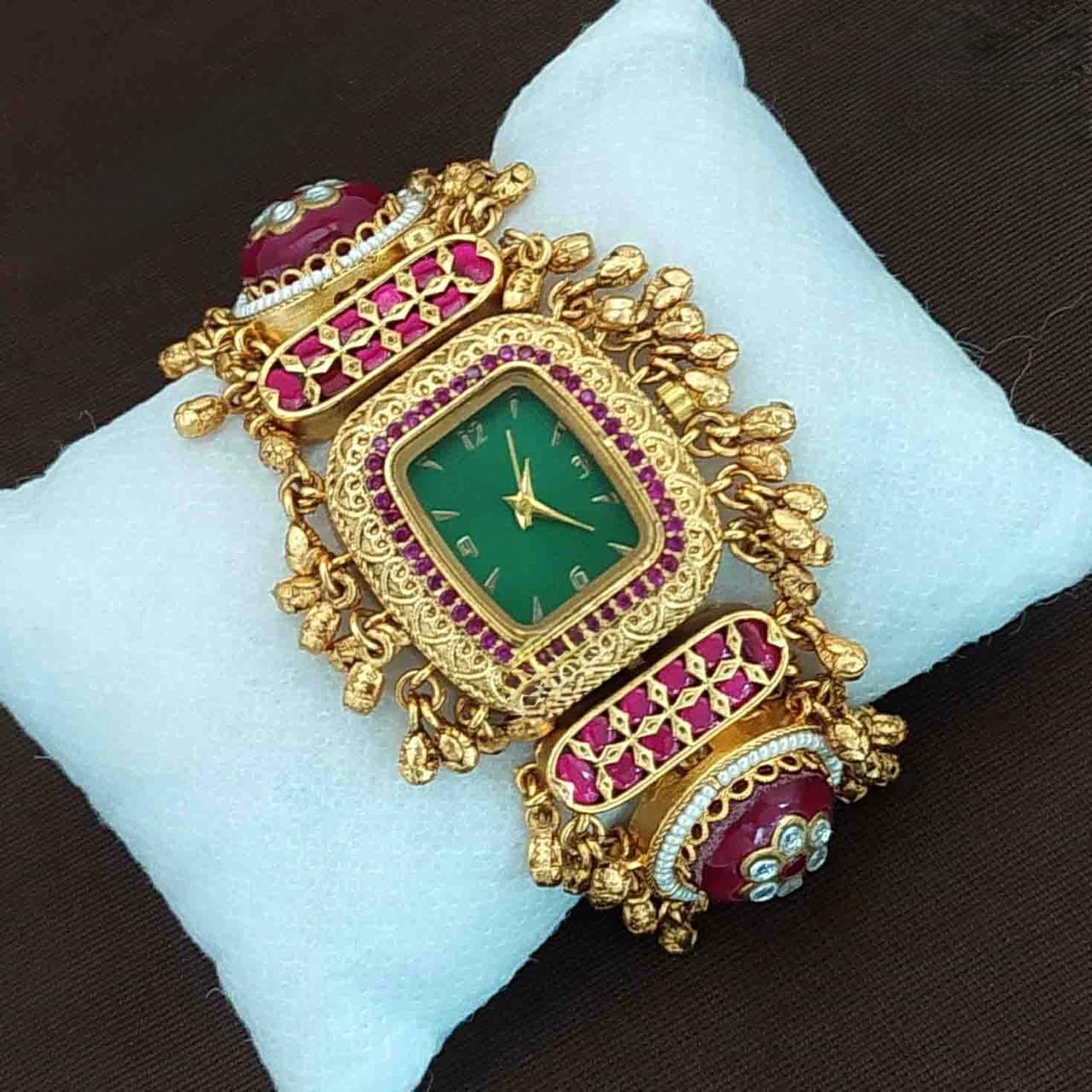 Exclusive Heritage Kundan Watch