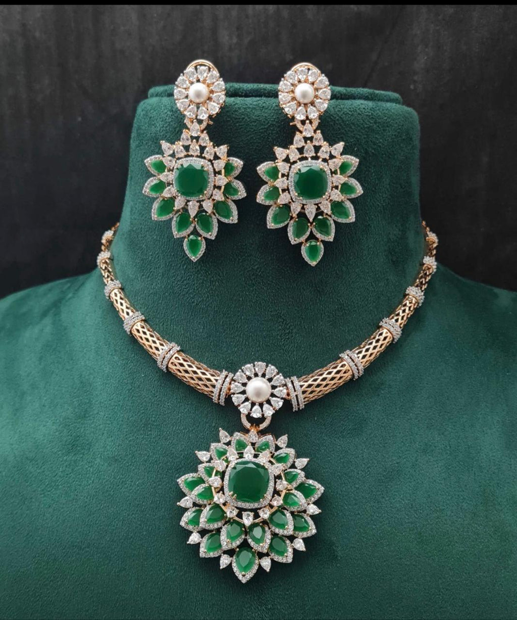 Floral AD Necklace