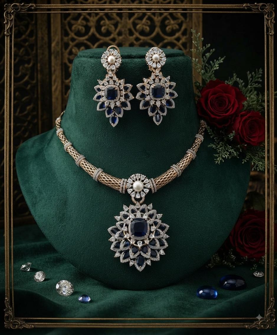 Floral AD Necklace