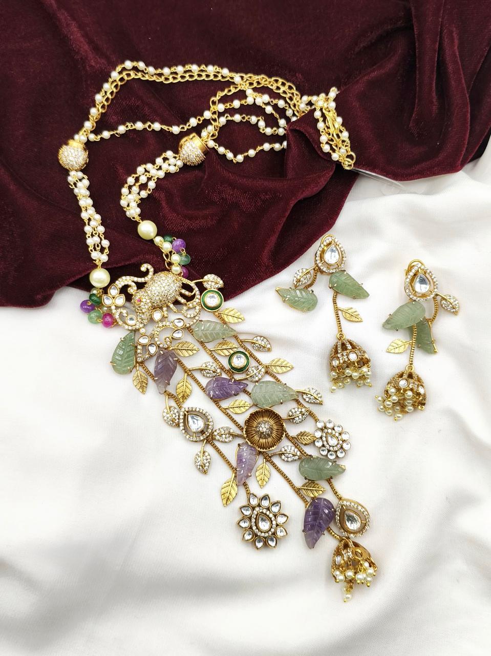 Fusion Elephant Long Necklace