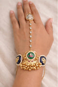 Gold plated Kundan And Fusion Hath Pocha
