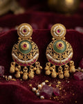 Gold Kundan Earings