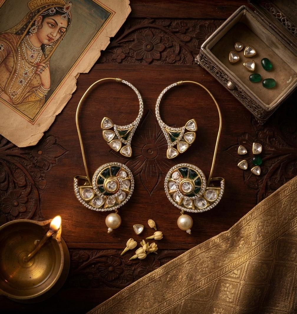 Gorgeous Kundan Earcuff
