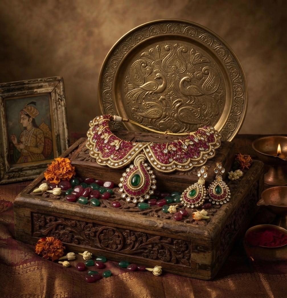 Georgeous Kundan Stone Necklace