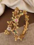 Gunghroo Bangle With Kundan