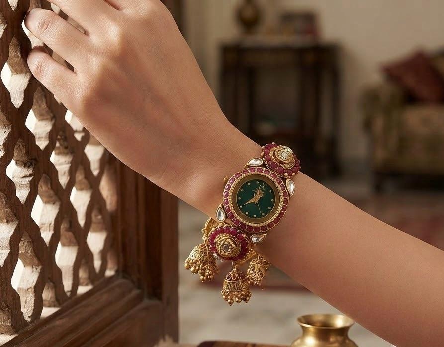 Heritage Bracelet Watch With Jhumkhi