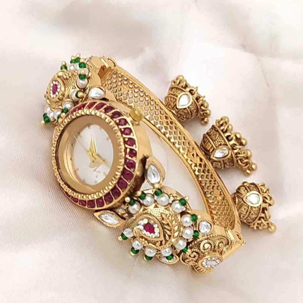 Heritage Bracelet Watch With Jhumkhi