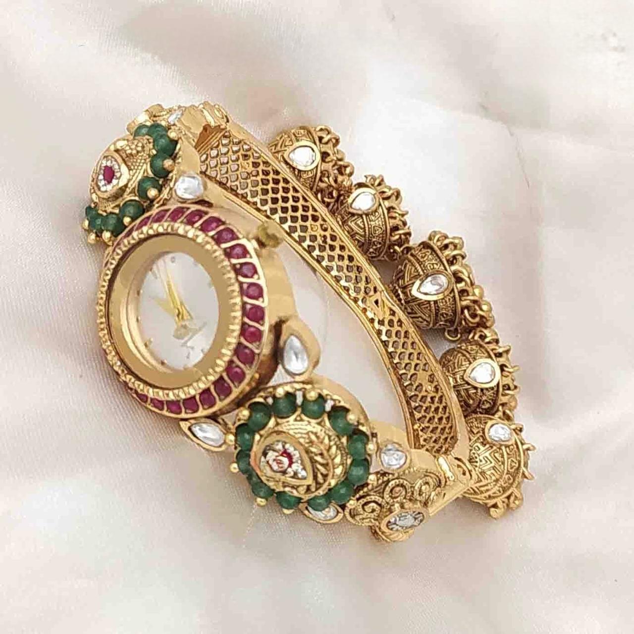 Heritage Bracelet Watch With Jhumkhi