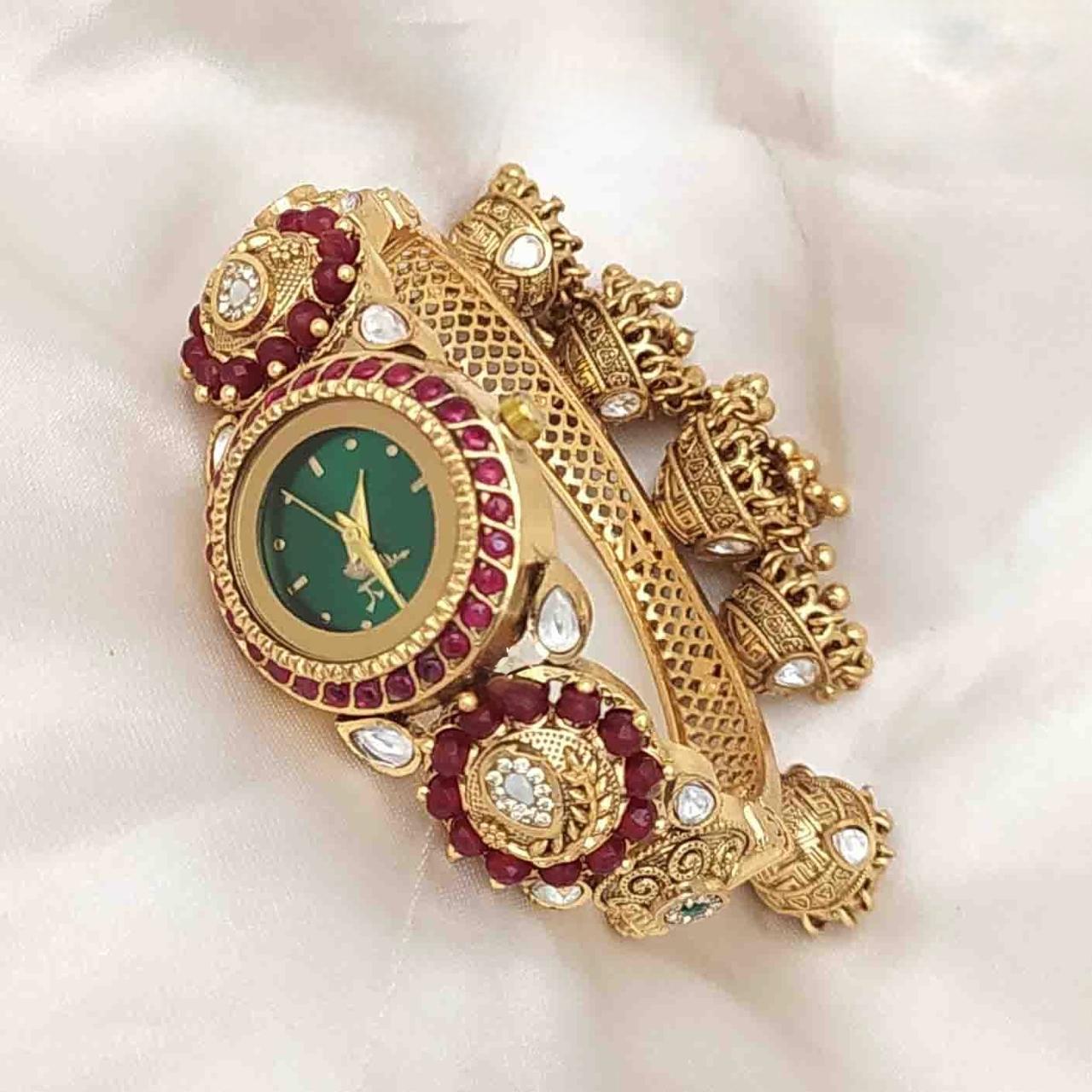 Heritage Bracelet Watch With Jhumkhi