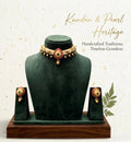 Heritage Kundan Choker With pearl & Gold Beads