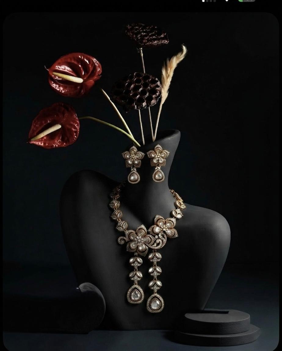 Kundan Classic Floral Necklace