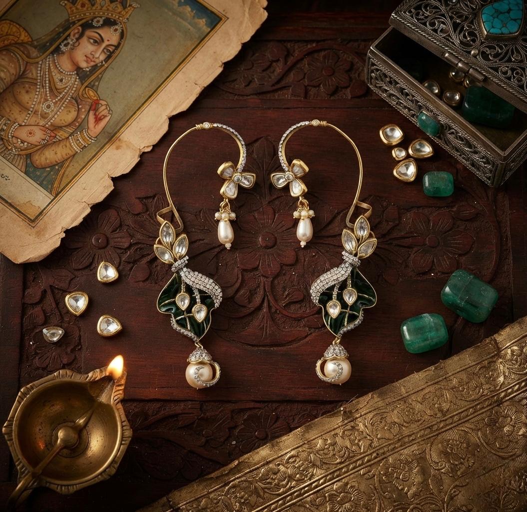 Kundan Delicate Earcuff
