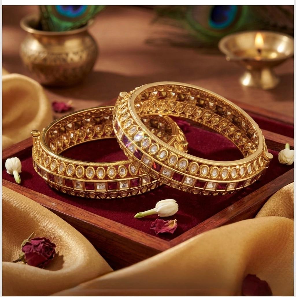 Kundan Openable Kada