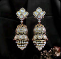 Kundan Pearl Drop Earing