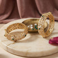 Kundan Polki Openable Kada