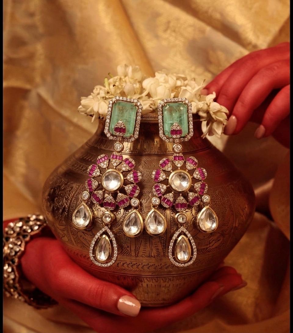 Kundan Classic Earing