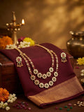 Layered Antique Floral Necklace