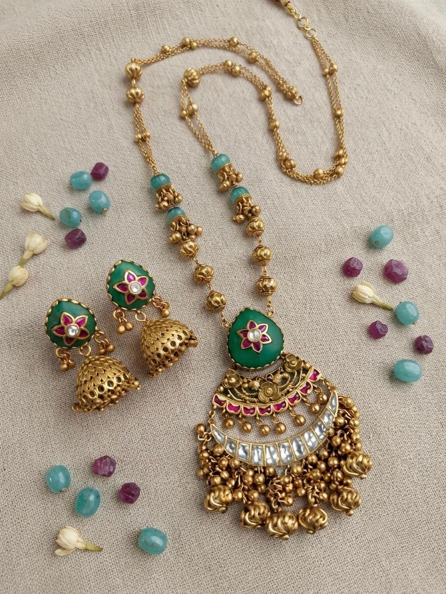 Long Gunghroo Necklace