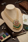 Madhubani Kundan Necklace set