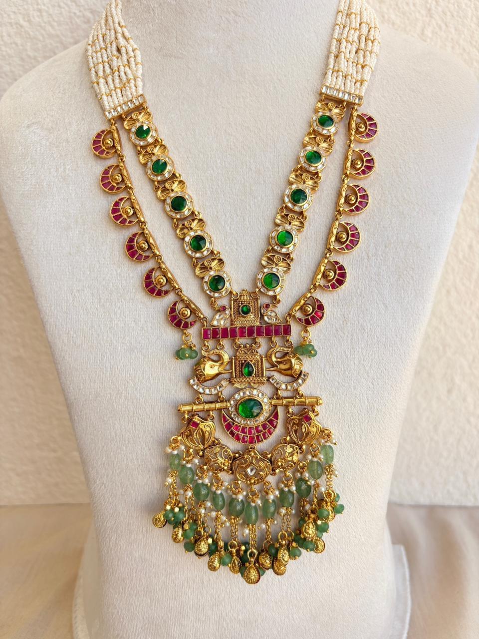 Maharani Real Jadau Long Heritage Necklace