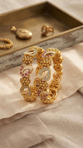 Meenakari Gokhru Bangles