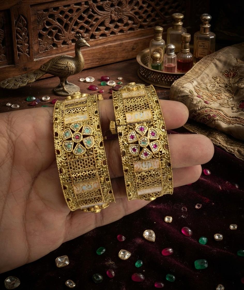 Meenakari Exclusive Broad Kada