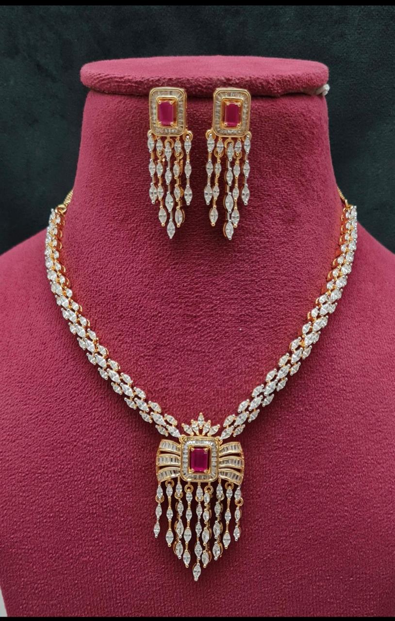 Mesmerizing AD Necklace