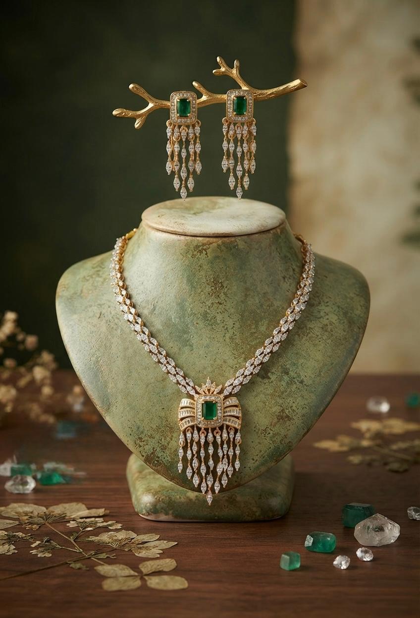Mesmerizing AD Necklace