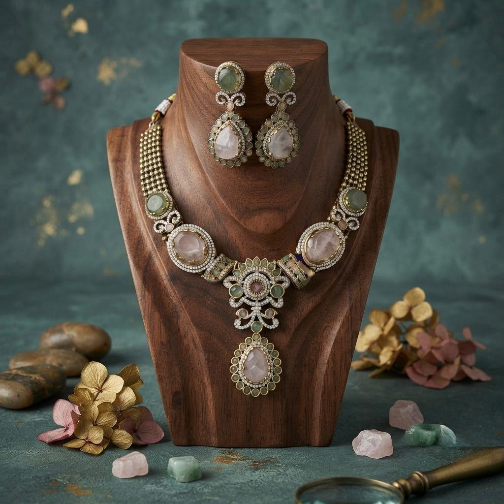 Multi Colour Stone Necklace