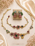 Multi Floral Necklace