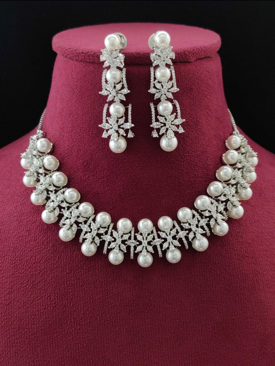Pearl Classic AD Necklace